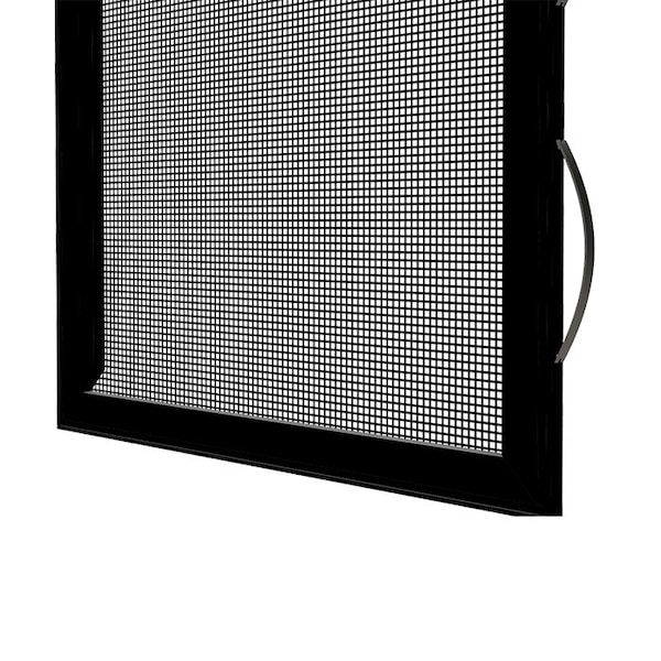 33.25 In. W X 33.25 In. H Slider Glider Window Screen, SL7, Standard Aluminum Mesh, Black